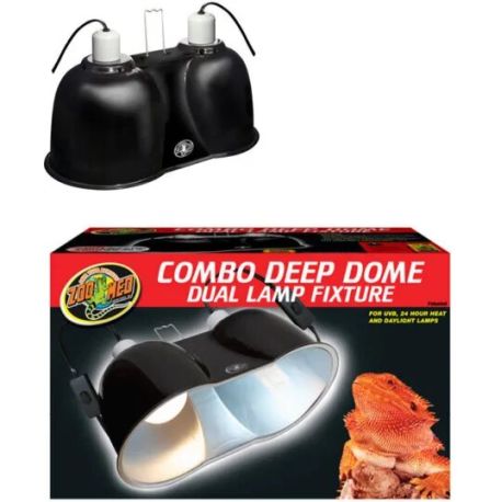 Zoomed double combo deep dome 2x160W