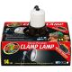 Zoomed porcelain clamp lamp 100W-14cm