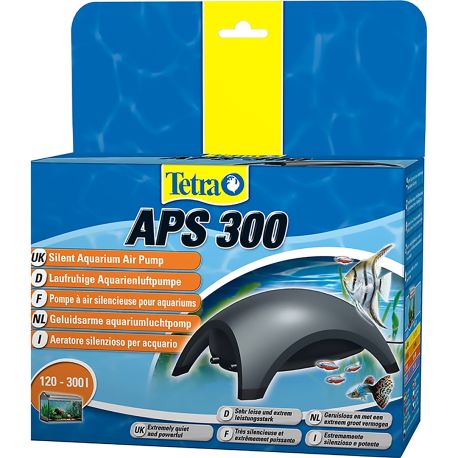 Tetra Pompe à air Tec APS300 noir 300 litres/heure pour aquariums de 250 à 350/l