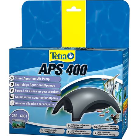 Tetra Pompe à air APS400 noir 400 litres/heure pour aquariums de 250 à 600/l