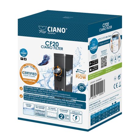 Ciano filtre intérieur cf20 noir