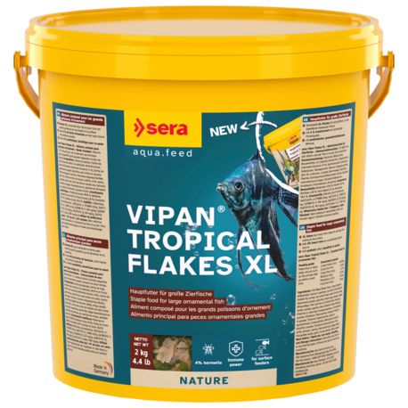 Sera Vipan Nature gros flocon 2kg (10 litres)