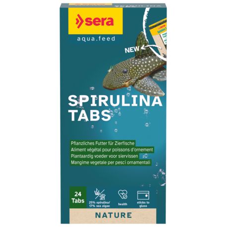Sera Spirulina Tabs Nature 24 Tabs (15 gr)