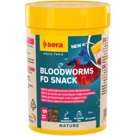 Sera FD larves de moustiques rouges Nature 100 ml (11 gr)
