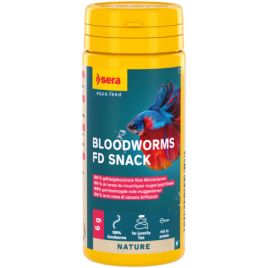 Sera FD larves de moustiques rouges Nature 50 ml (6gr)