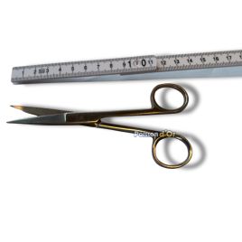 Ciseaux inox Droit (15cm) 