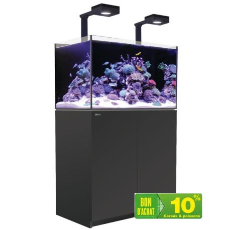 Red Sea aquarium Reefer™ 250 G2+ Deluxe - Noir (2 ReefLED 90 et 2 potences) 