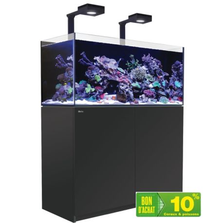 Red Sea aquarium Reefer™ 350 G2+ Deluxe - Noir (2 ReefLED 90 et 2 potences) 