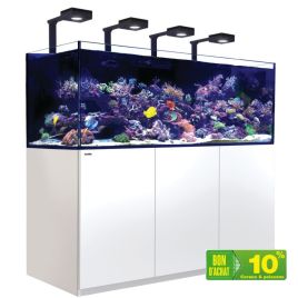 Red Sea aquarium Reefer™ 750 G2+ Deluxe - Blanc (4 ReefLED 90 et 4 potences) + 10% en bon d'achats coraux,poissons