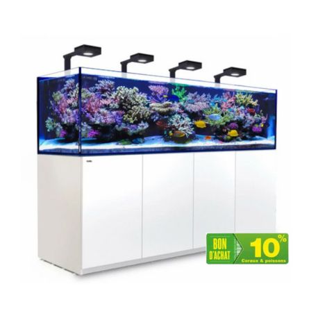 Red Sea aquarium Reefer™ 900 G2+ Deluxe - Blanc (4 ReefLED 90 et 4 potences) 