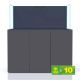 Nyos aquarium Opus 440 G2 - Pro Line - Gris + bon d'achat de 10% en vivant