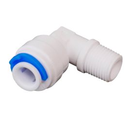 AquaMedic Raccord 1/4" 90° blanc easy line/premium line/easy line professional/platinum line