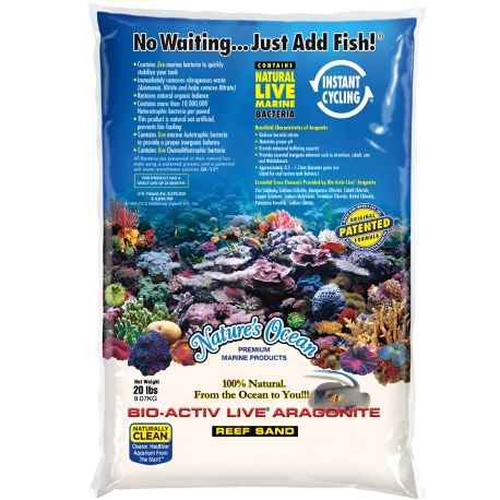 Nature's ocean natural white reef sand 0,1 - 0,5mm 10kg