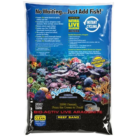 Nature's ocean black beach reef sand 0,5 - 1,5mm 10kkg