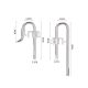 Aqua Noa Kit INOX Inflow & Outflow 12/16mm