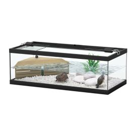 Aquatlantistortum 75 cuve à tortues (Avec filtre interne) dimension (cm) 75x36x25 couleur noir (sans éclairage)