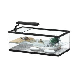 Aquatlantistortum 55 cuve à tortues dimension (cm) 55x30x20 couleur noir (sans éclairage et filtre)