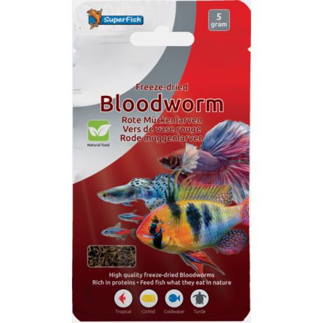 Superfish Bloodworm Liophilisés 5gr