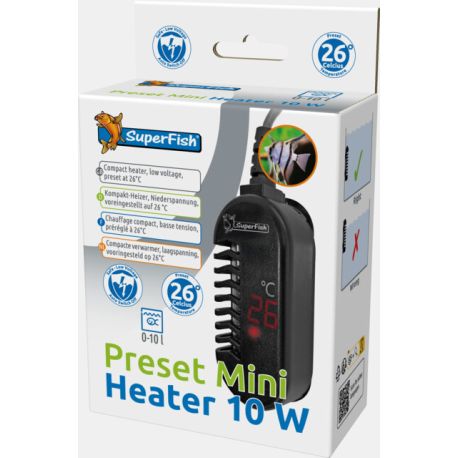 Superfish Preset Mini Heater 10W