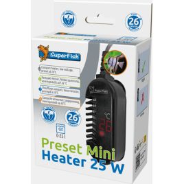 Superfish Preset Mini Heater 25W
