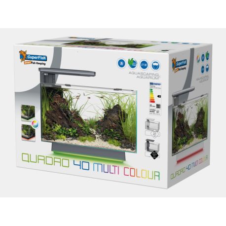 Superfish Quadro 40 Multi Colour Noir