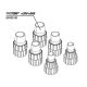 JBL ProTemp e300/e500 Kit raccords tuyau