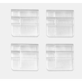 Superfish Qubiq 30 Clips Couvercle Verre 4 Pièces