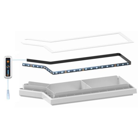 Superfish Quadro 40 Led ambiance multicolore