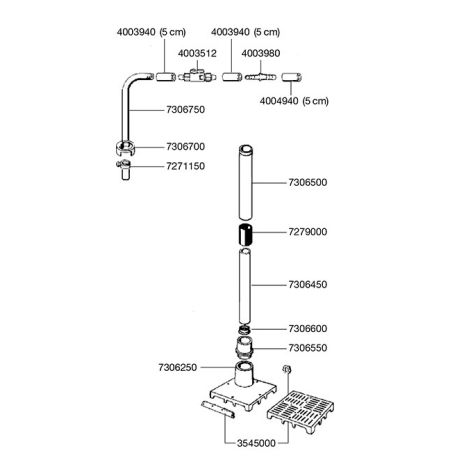 EHEIM Tube déverseur