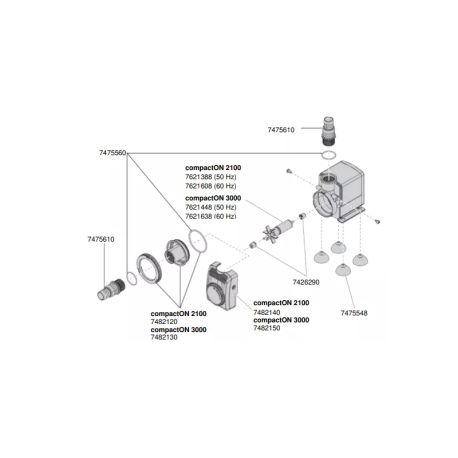 EHEIM turbine (50 Hz) p. compactON 3000