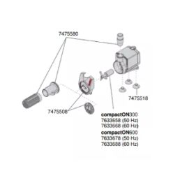 EHEIM roue de pompe (60 hertz) compactON 300 