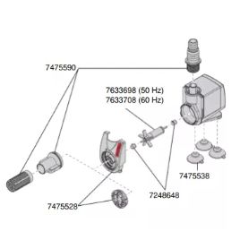 EHEIM roue de pompe (50 hertz) compactON 1000