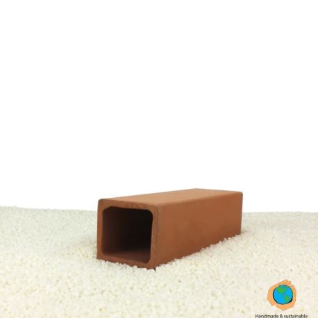 Ceramic Nature Grottes d'élevage rectangle rouge