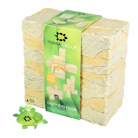 Bloc de construction Combo Roche 1 beige 18,5x9x18cm