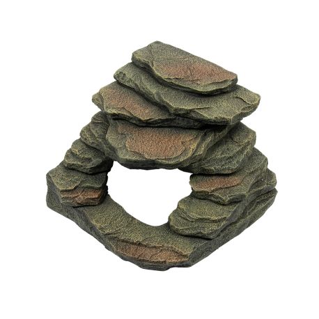 Rocher d'angle 2 XL gris 33x33x24cm