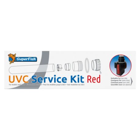 Superfish service kit UVC Combi Clear 2000/4000 rouge
