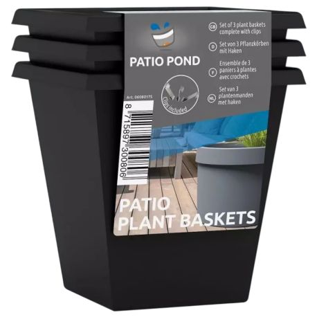 Superfish Patio Pond panier & crochet 3 pièces