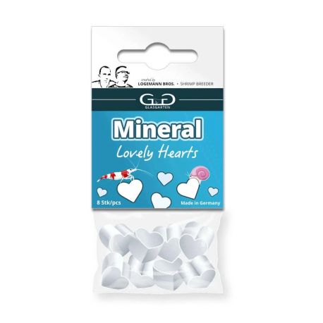 GlasGarten Mineral Hearts 8pcs