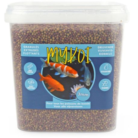 My Koi Azur 3mm Mix 2 granules seau 5L