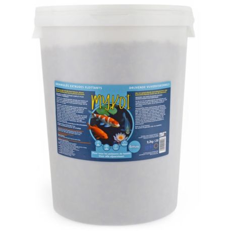My Koi Azur 6mm Mix 2 granules seau 25L-10kg