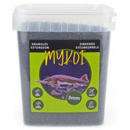 My Koi Noir 3mm granules Esturgeon seau 10L