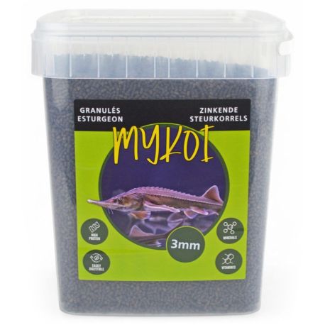 My Koi Noir 3mm granules Esturgeon seau 10L
