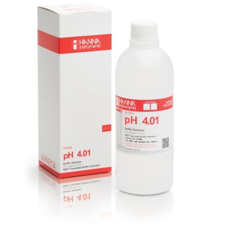 Hanna HI7004L Solution tampon, pH 4.01, flacon 500ml 20,60 €