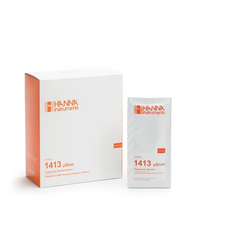 Hanna HI70031P 20ML 1413ms solution de conductivité par 25
