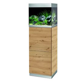 Oase aquarium HighLine Optiwhite 125 chêne (aquarium & meuble) + bon d'achats 10% plantes et poissons