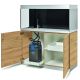 Oase aquarium HighLine Optiwhite 300 chêne (aquarium & meuble) + bon d'achats 10% plantes et poissons