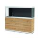 Oase aquarium HighLine Optiwhite 600 chêne (aquarium & meuble) + bon d'achats 10% plantes et poissons
