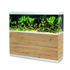 Oase aquarium HighLine Optiwhite 600 chêne (aquarium & meuble) + bon d'achats 10% plantes et poissons