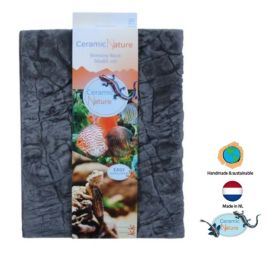 Ceramic Nature slimline rock oxford grey 50x65 cm