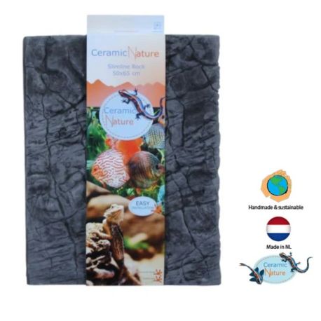 Ceramic Nature slimline rock oxford grey 50x65 cm